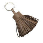 Hermes Carmen Bag Charm Key Holder Etoupe Gray Ju Agno Milo