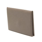 Hermes Calvi Verso Card Case Etain Gray Vert Cricket Veau Epsom — view 2