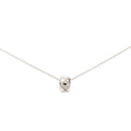Chanel Coco Crush Quilted Necklace 18k White Gold