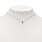 Chanel Coco Crush Quilted Necklace 18k White Gold — view 5