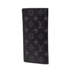 Louis Vuitton Monogram Eclipse Portefeuille Brazza Wallet Black Gray Leather — view 2