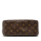 Louis Vuitton Monogram Looping MM Shoulder Bag Brown Leather — view 3