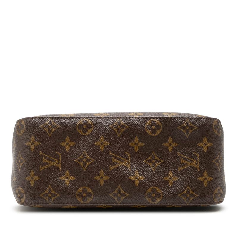 Louis Vuitton Monogram Looping MM Shoulder Bag Brown Leather — view 3
