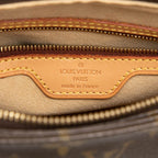 Louis Vuitton Monogram Looping MM Shoulder Bag Brown Leather — view 5