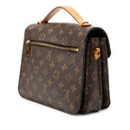 Louis Vuitton Monogram Pochette Metis MM 2-Way Shoulder Bag Brown Leather — view 2