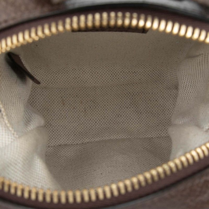Gucci Jumbo GG 2-Way Shoulder Bag Beige Brown Canvas Leather — view 4