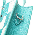 Louis Vuitton Damier Checkerboard Sac Plat XS 2-Way Shoulder Bag Turquoise — view 5