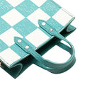 Louis Vuitton Damier Checkerboard Sac Plat XS 2-Way Shoulder Bag Turquoise — view 4