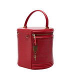Louis Vuitton Epi Cannes Handbag Vanity Bag Castilian Red Leather — view 2