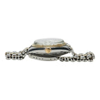 Rolex Datejust Watch Silver Gold Stainless Steel 18k Yellow — view 3
