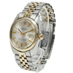 Rolex Datejust Watch Silver Gold Stainless Steel 18k Yellow — view 2