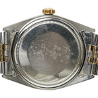 Rolex Datejust Watch Silver Gold Stainless Steel 18k Yellow — view 7