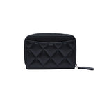 Chanel Classic Zip Coin Purse CC Logo Lambskin Black — view 3