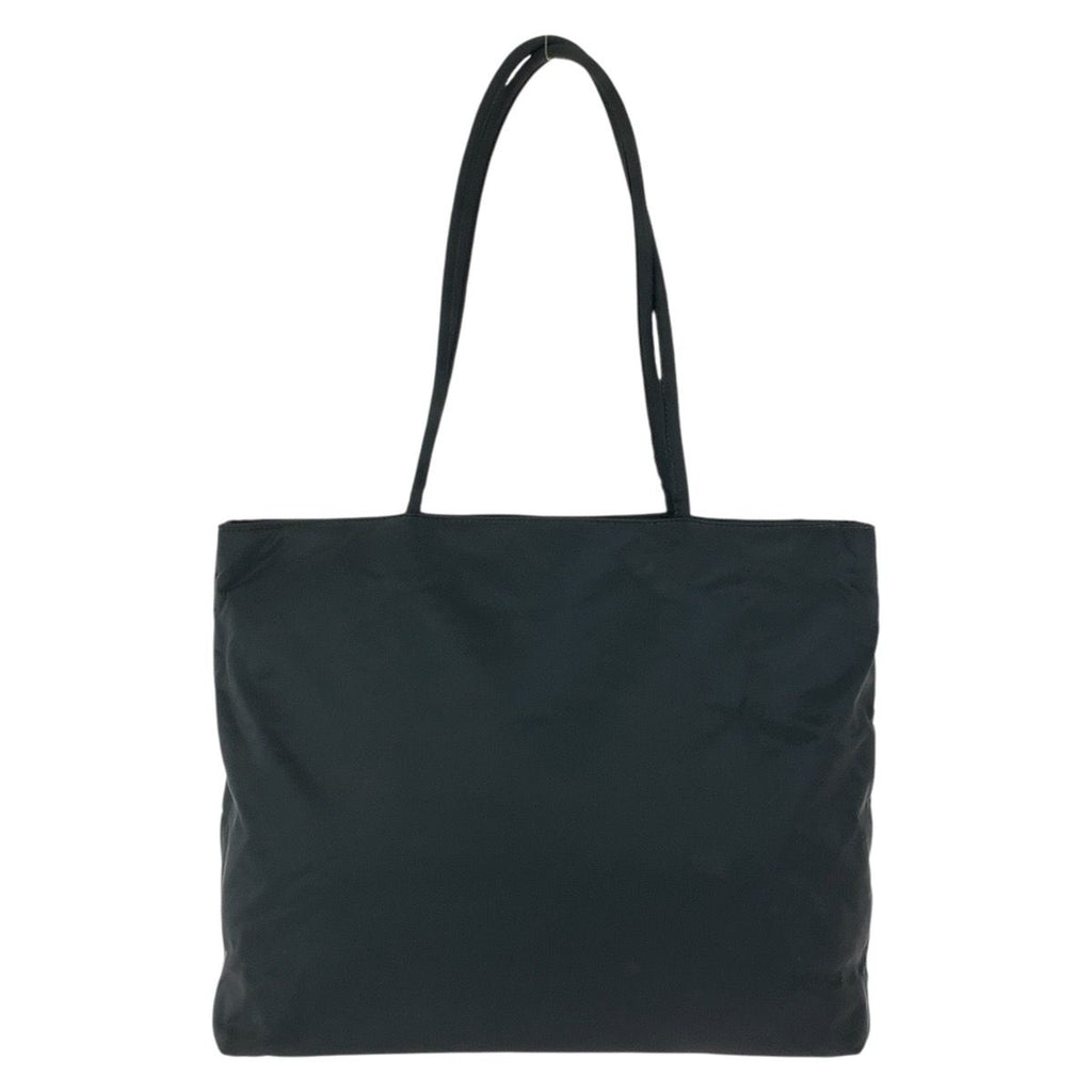 Prada Tessuto Black Silver Nylon Shoulder — view 2