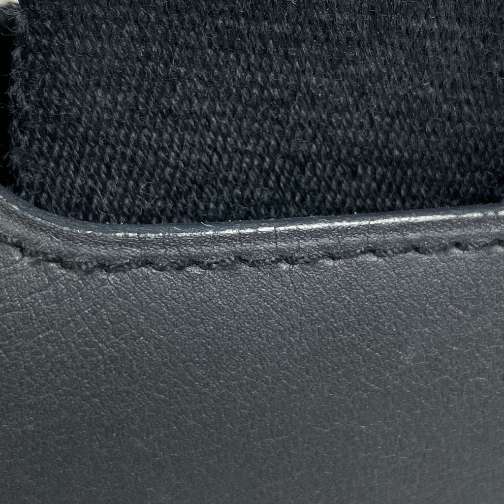 Hermes Valparaiso PM Handbag Tote Toilet Blanc Black — view 5