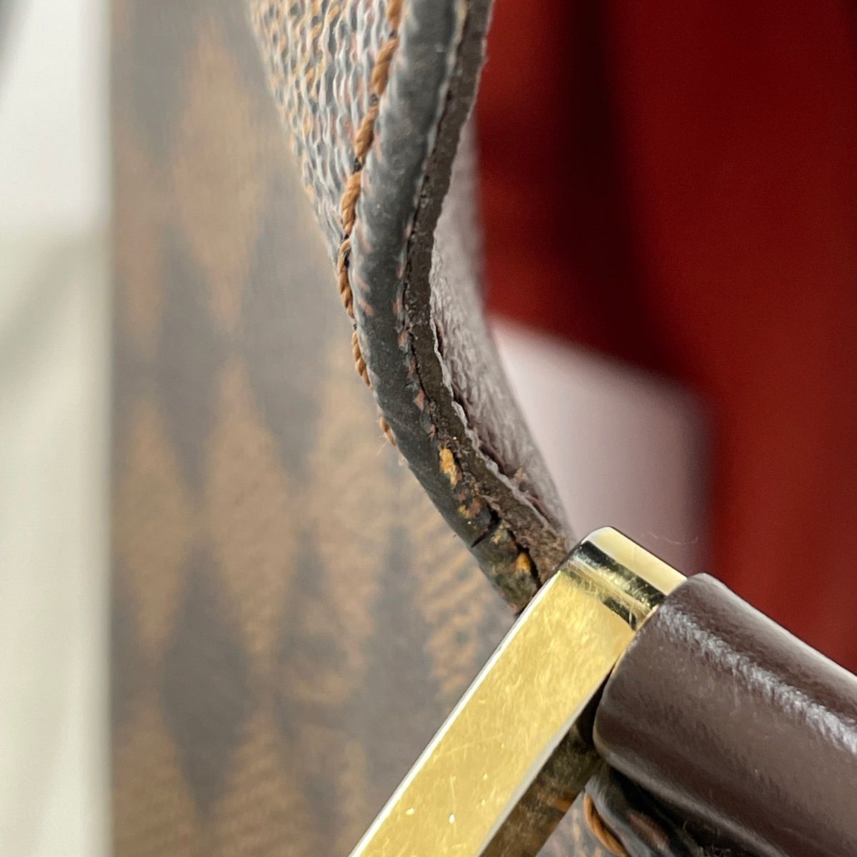 Louis Vuitton Musette Tango Short Shoulder Bag Damier Brown — view 4