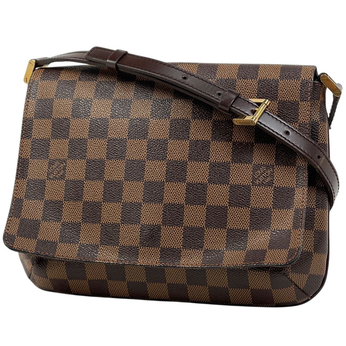 Louis Vuitton Musette Tango Short Shoulder Bag Damier Brown