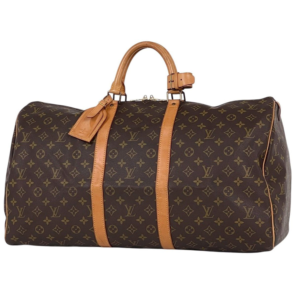 Louis Vuitton Keepall 55 Boston Bag Monogram Brown