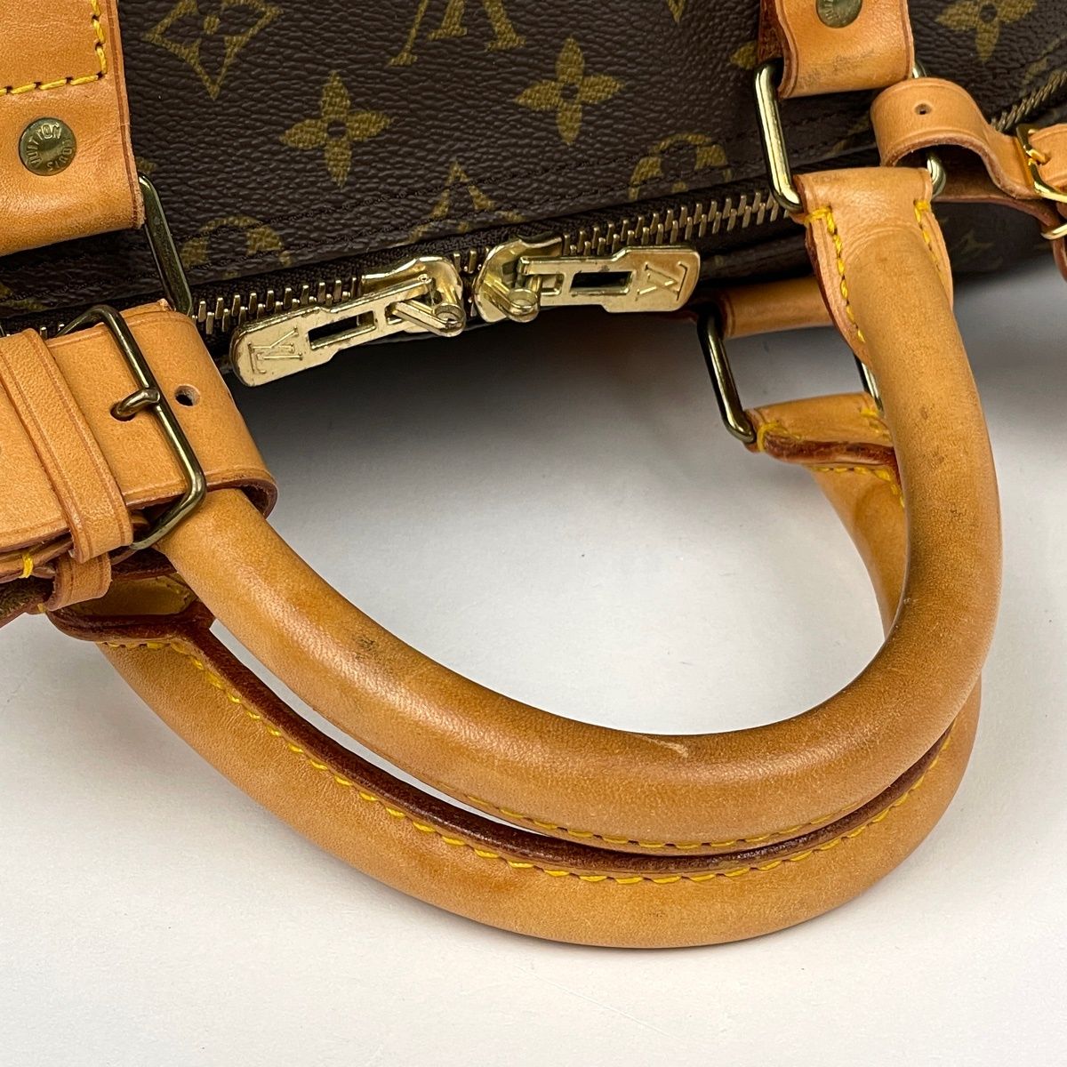 Louis Vuitton Keepall 55 Boston Bag Monogram Brown — view 8