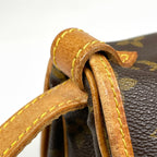 Louis Vuitton Saumur 30 Crossbody Shoulder Bag Monogram Brown — view 5