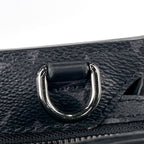 Louis Vuitton Sac Plat Horizontal Zip Business Bag Monogram Eclipse Noir — view 7