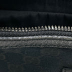 Gucci GG Pattern Shoulder Bag Canvas Black — view 5