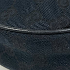 Gucci GG Pattern Shoulder Bag Canvas Black — view 3