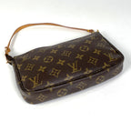 Louis Vuitton Pochette Makeup Cosmetics Pouch Monogram Brown — view 2