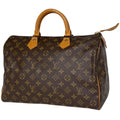 Louis Vuitton Speedy 35 Handbag Monogram Brown