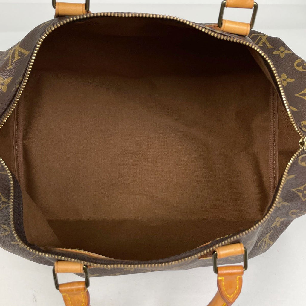 Louis Vuitton Speedy 35 Handbag Monogram Brown — view 8