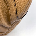 Gucci GG Pattern Shoulder Bag Abbey Leather Beige — view 3