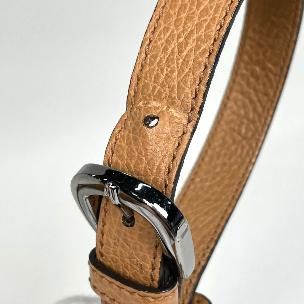 Gucci GG Pattern Shoulder Bag Abbey Leather Beige — view 6