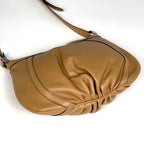 Gucci GG Pattern Shoulder Bag Abbey Leather Beige — view 2