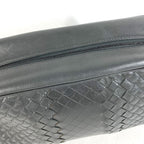 Bottega Veneta Second Bag Intrecciato Leather Dark Gray — view 4
