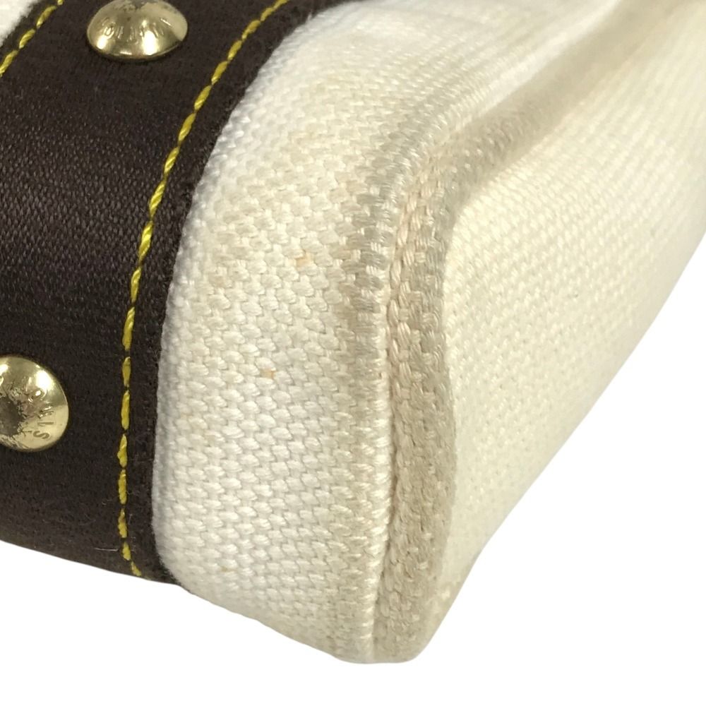 Louis Vuitton Handbag Cabas PM Canvas White — view 6