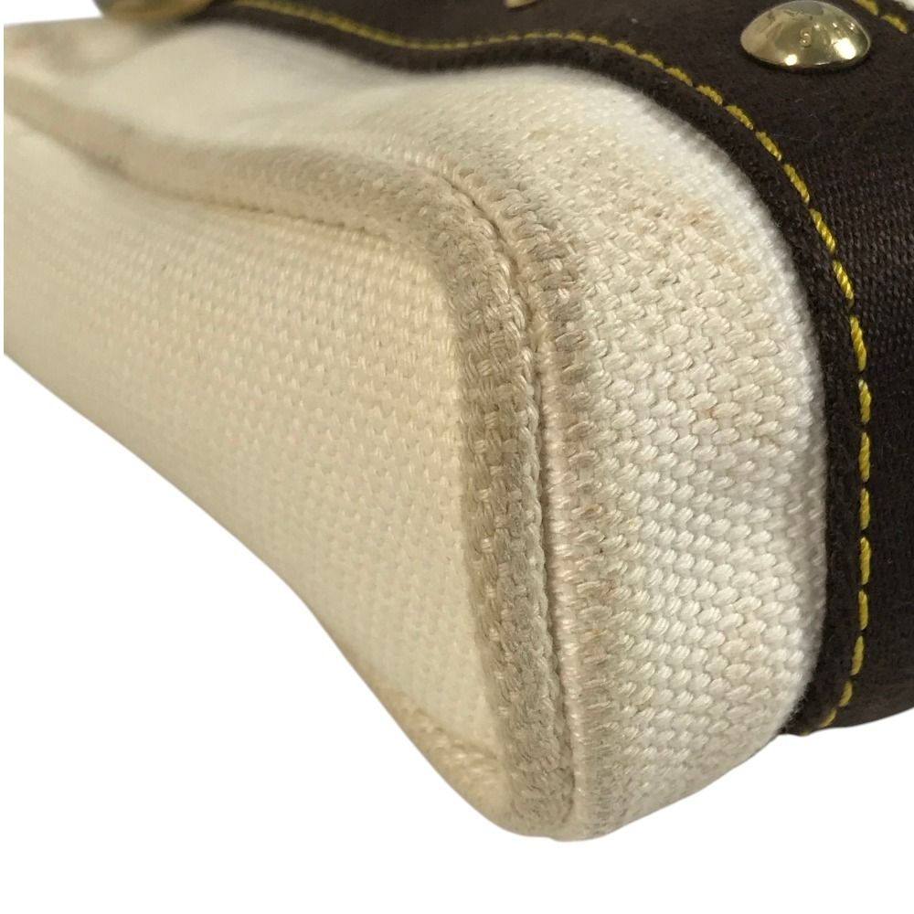 Louis Vuitton Handbag Cabas PM Canvas White — view 7