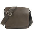 Louis Vuitton Shoulder Bag Milo Taiga Leather Brown