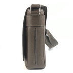Louis Vuitton Shoulder Bag Milo Taiga Leather Brown — view 3