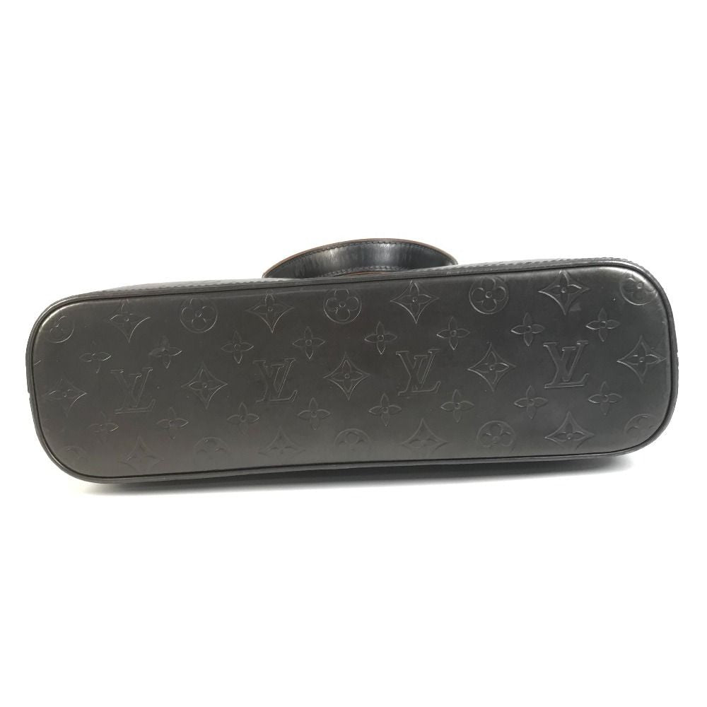 Louis Vuitton Shoulder Bag Wilwood Monogram Matte Leather Navy — view 5