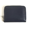 Louis Vuitton Coin Case Zippy Purse Epi Leather Andigo Blue