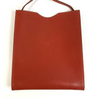 Hermes Shoulder Bag Onimetou Leather Brown — view 3