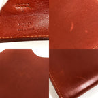 Hermes Shoulder Bag Onimetou Leather Brown — view 8