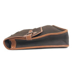 Hermes Business Bag Buenaventura MM Leather Canvas Brown — view 5