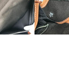 Hermes Business Bag Buenaventura MM Leather Canvas Brown — view 9