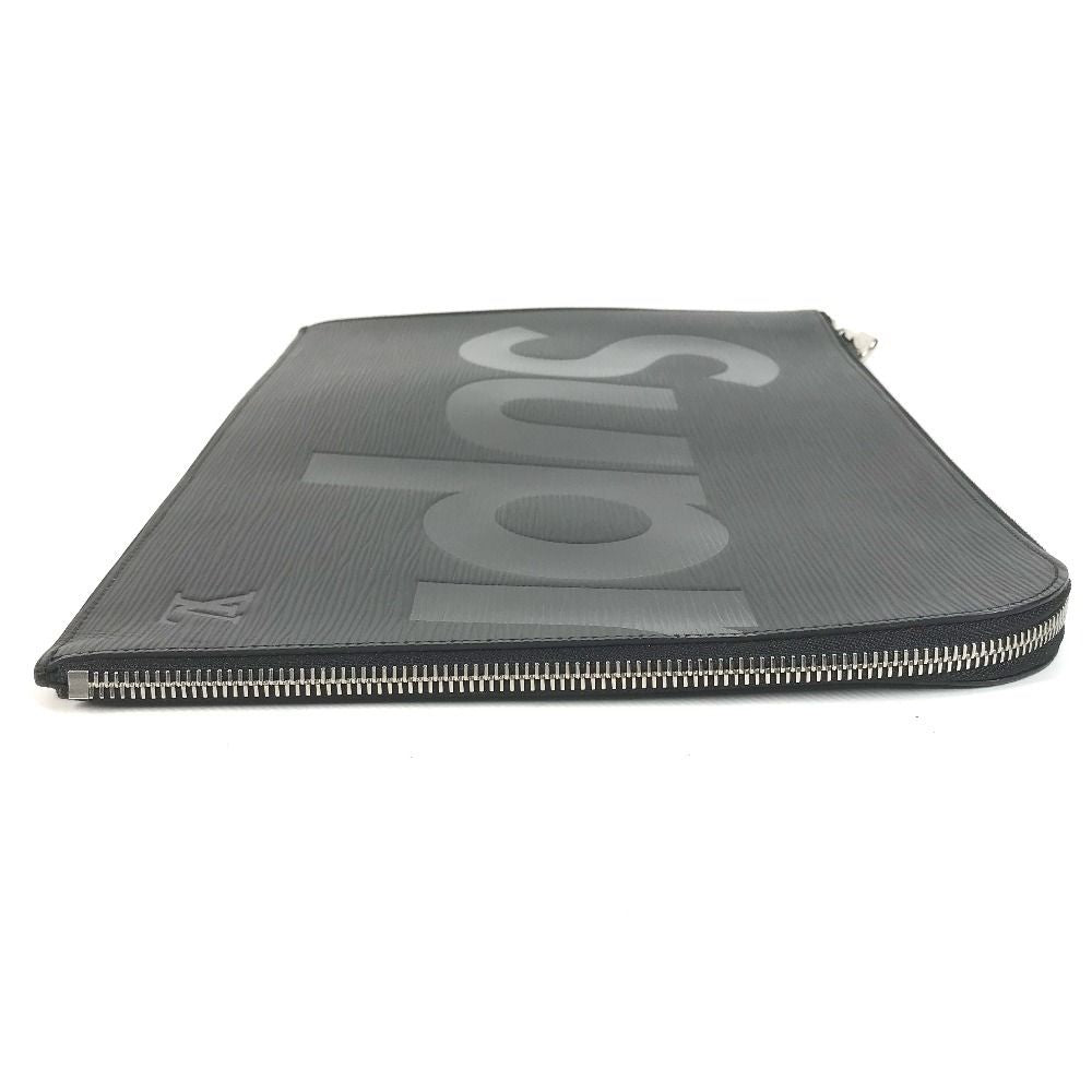 Louis Vuitton Clutch Pochette Jour GM Epi Leather Noir Black — view 4