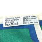 Hermes Scarf Carre Geant 140 Cashmere White — view 5