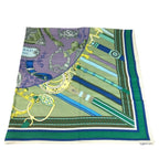 Hermes Scarf Carre Geant 140 Cashmere White