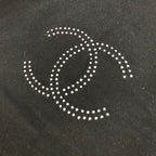 Chanel Scarf Faux Pearl Cashmere Black — view 3