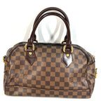 Louis Vuitton Handbag Duomo Damier Canvas Ebene Brown