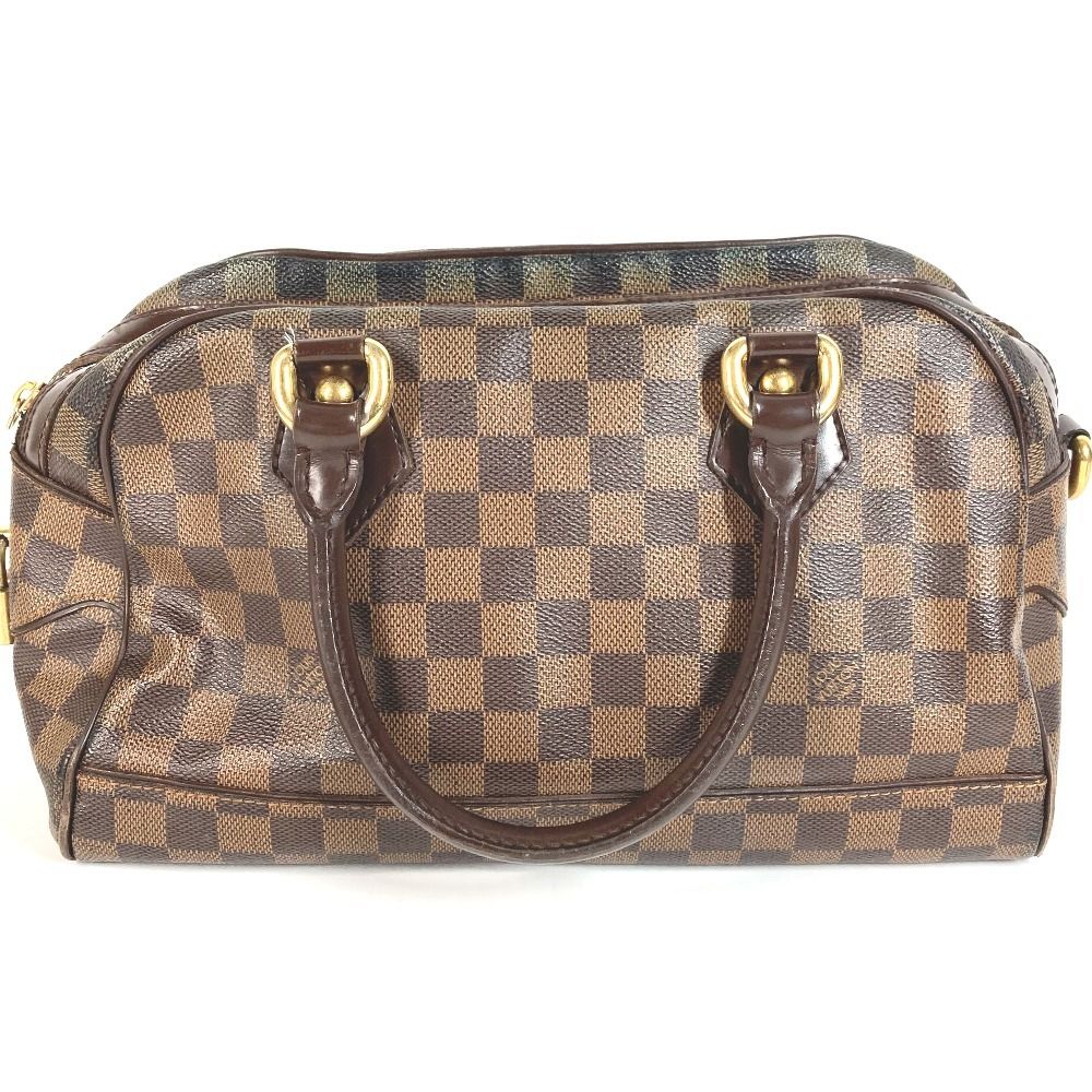 Louis Vuitton Handbag Duomo Damier Canvas Ebene Brown — view 2